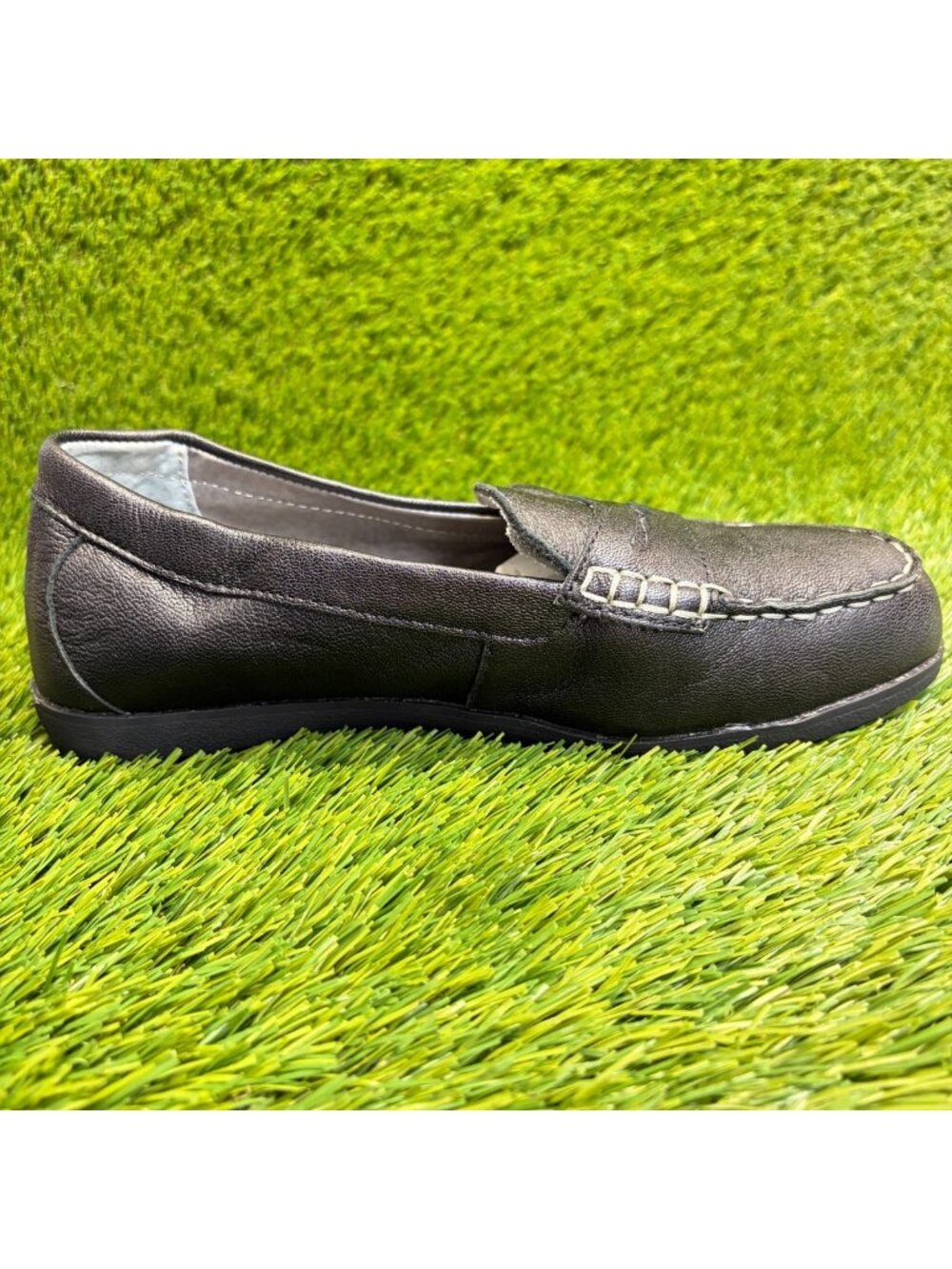 Rockport Top Shore Womens Size 9 Black Casual Steel Toe Penny Loafer Flats Shoes - Picture 4 of 9